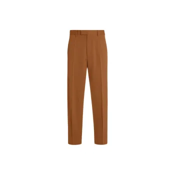 Ermenegildo Zegna Pressed crease Straight leg Trousers