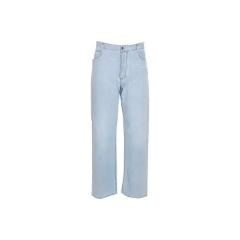 Bottega Veneta Logo Patch Straight-Leg Jeans