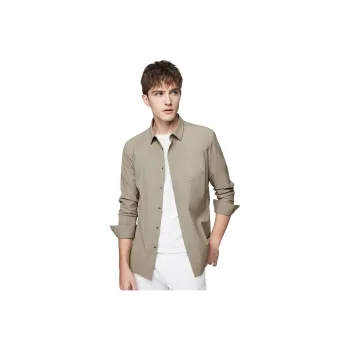 Red Bean Top Shirt Men's Army Green
