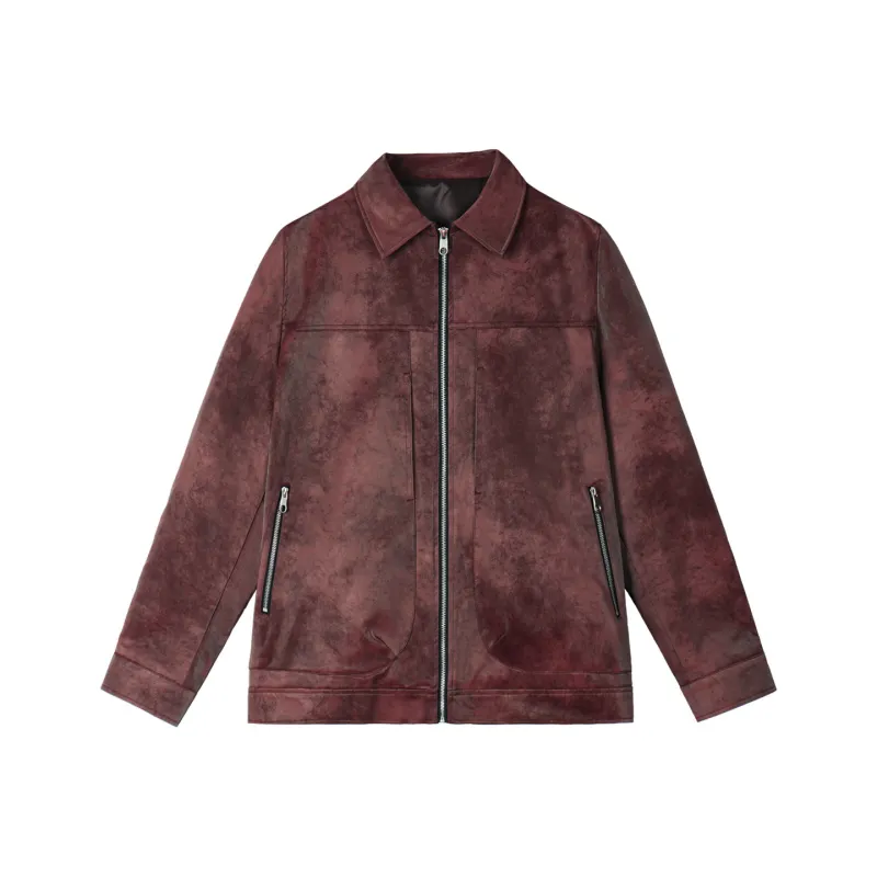 WILD LEADER Leather Jacket Unisex-5