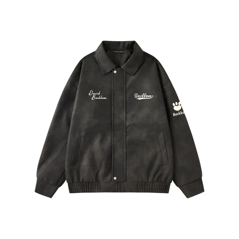 David Bakken Leather Jacket Unisex-0