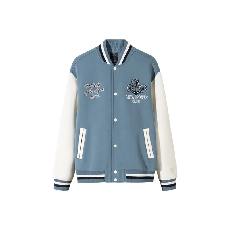 Anta Life Collection Baseball Jacket Men's Aerospace Blue-0