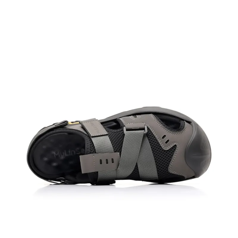 Mulinsen Slip Resistant, Breathable, Anti Collision, Lightweight River Trekking Shoes Men's-4