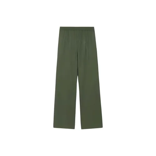 AMIPARIS FW24 Nylon Capsule Collection Casual Pants Unisex Olive Green