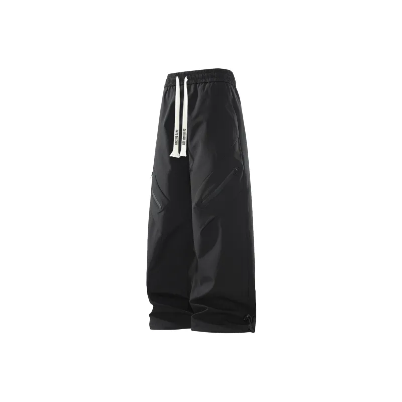 David Bakken Casual Pants Unisex Black-0