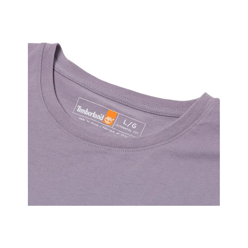 Timberland T Shirt Men's Light Purple-2