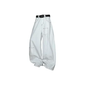 GY.VG Jeans Unisex White