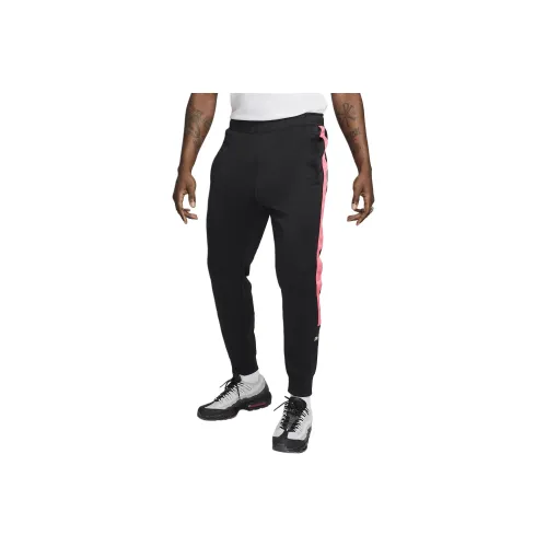 Nike Air Knitted Sports Pants Men's Black/pink cmax