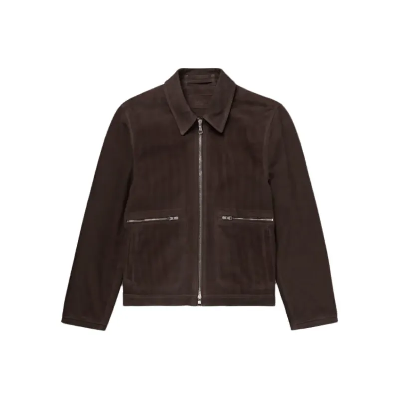 MR P Leather Jacket Men's Brown-0