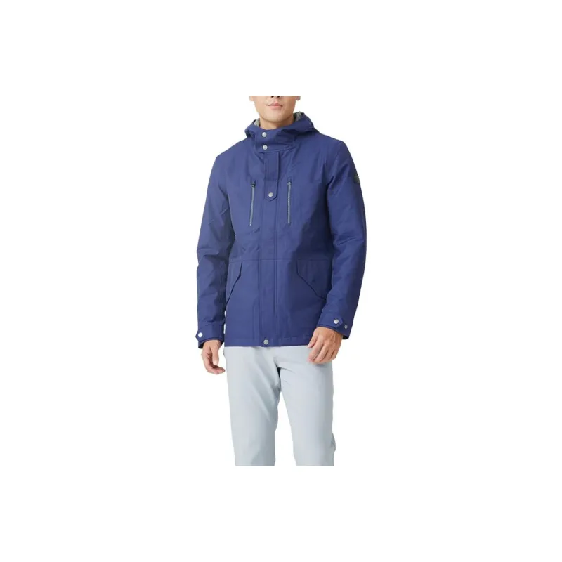 AIGLE PRESCOTT Puffer Jacket Men's Teal Gold Blue-0
