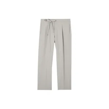NUMBER HERE Suit Trousers Men Beige