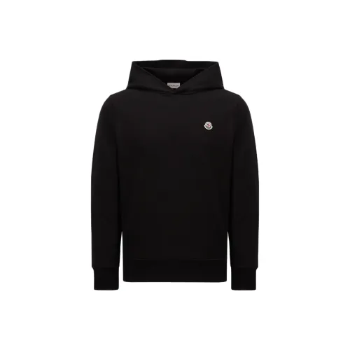 Moncler Logo Patch Long Sleeved Hoodie