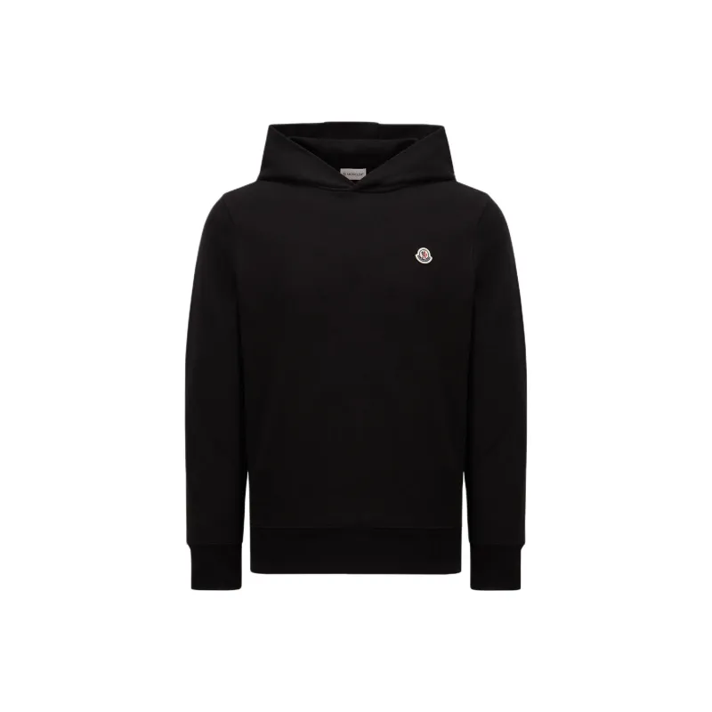 Moncler Logo Patch Long Sleeved Hoodie-0