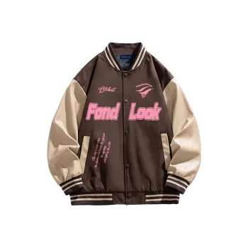 FONDLOOK Baseball Jacket Unisex