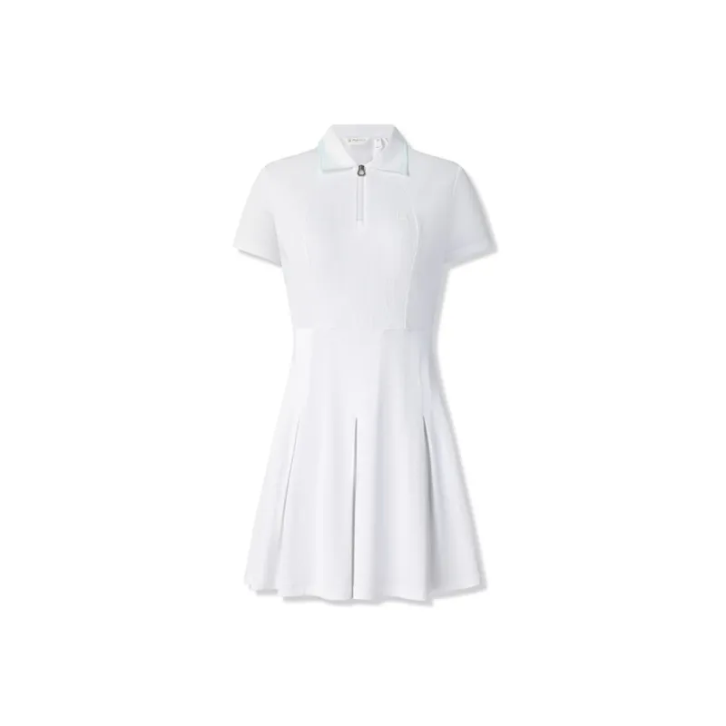 FILA Golf Series Short Sleeved Dress Women's Jade White WT-1