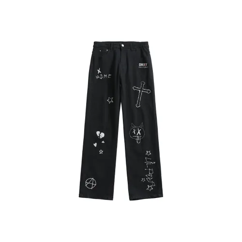 Qnxeey Jeans Unisex