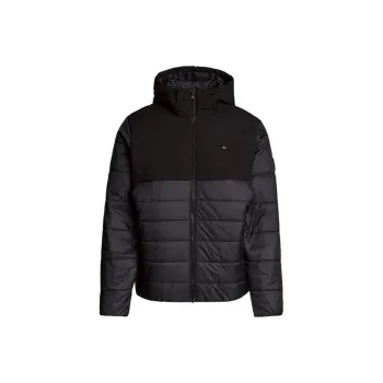 Tommy Hilfiger Water Repellent Thermal Hooded Jackets & Coats Men's Gray