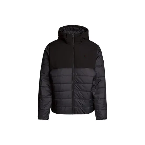 Tommy Hilfiger Water Repellent Thermal Hooded Jackets & Coats Men's Gray