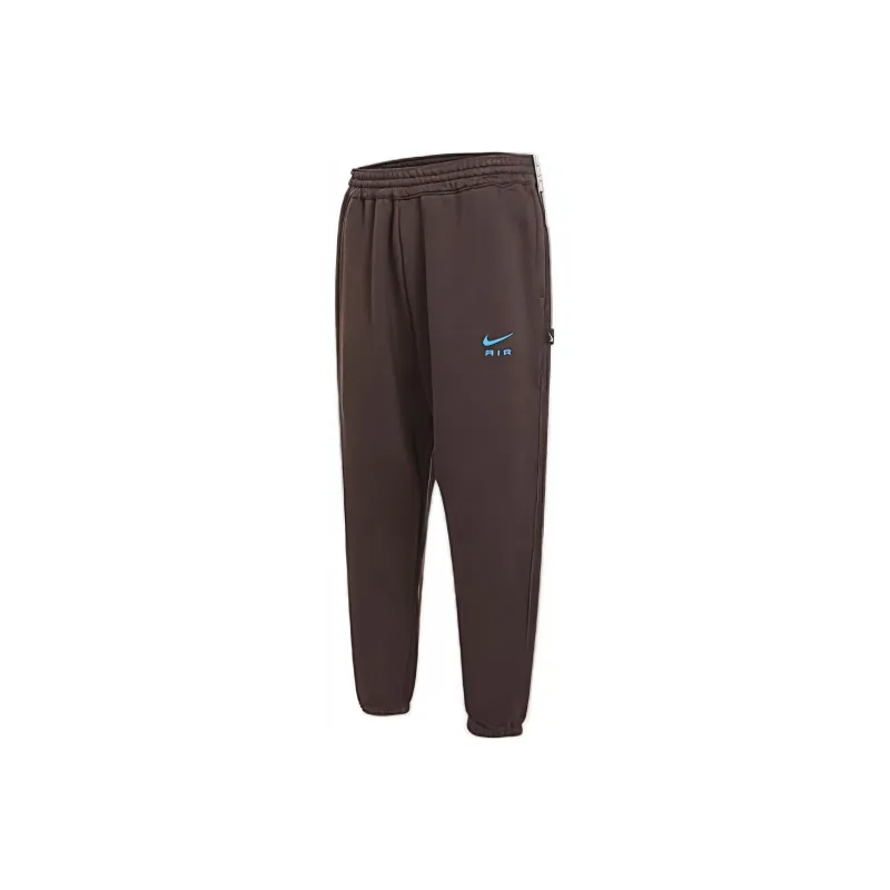 Nike Knitted Sports Pants Men's Brown-0