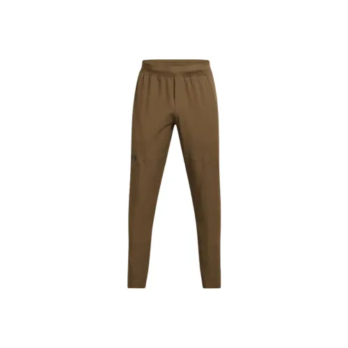 Under Armour Ua Unstoppable Tapered Knitted Sports Pants Men's Suburban Coyote Brown