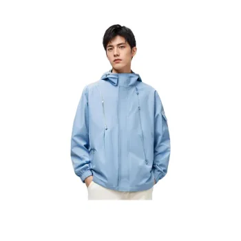Q ZHIHE Jackets Unisex Blue