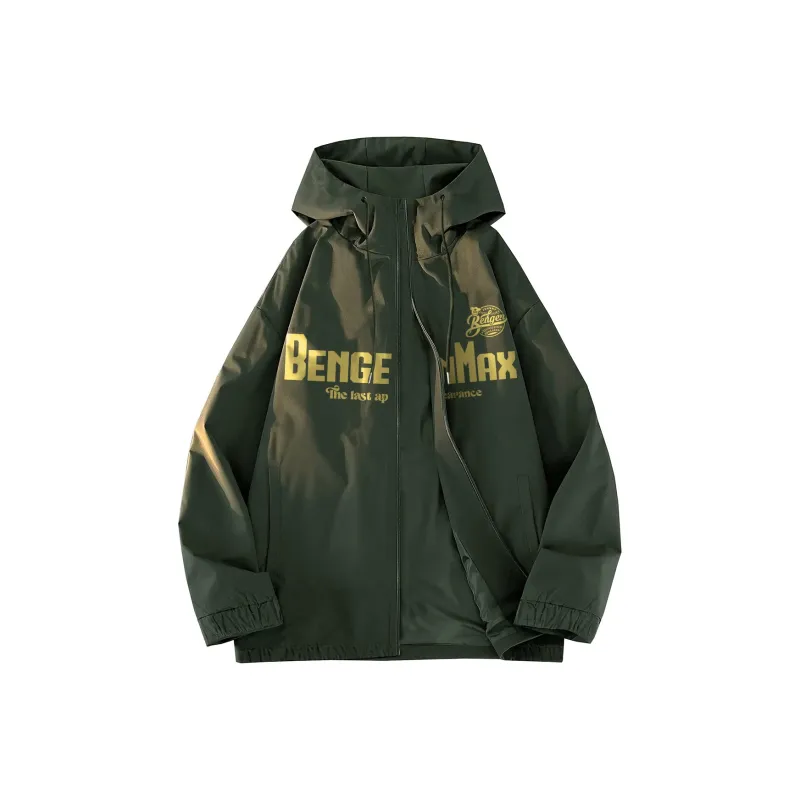 BENGEN Jackets Coats Unisex Black-2