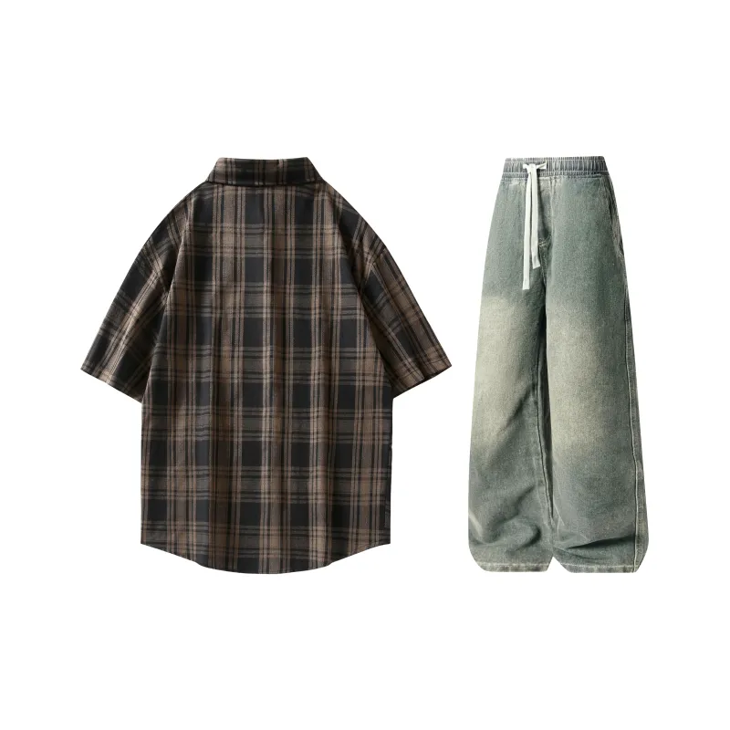 A.X.S.K Shirt Matching Set Unisex-29