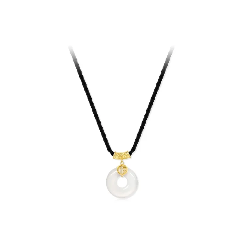JUICY GRAPE Chalcedony Jade Necklaces Women's-0