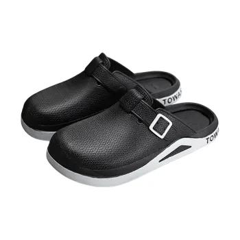 Ailise Sandal Slippers Black/Khaki/White