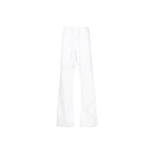 Marine Serre Household Linen Straight leg Cotton Trousers