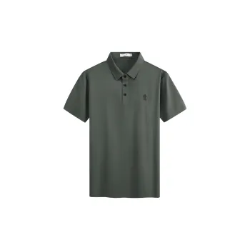 Dance With Wolves Polo Shirt Men's Dark Green 202
