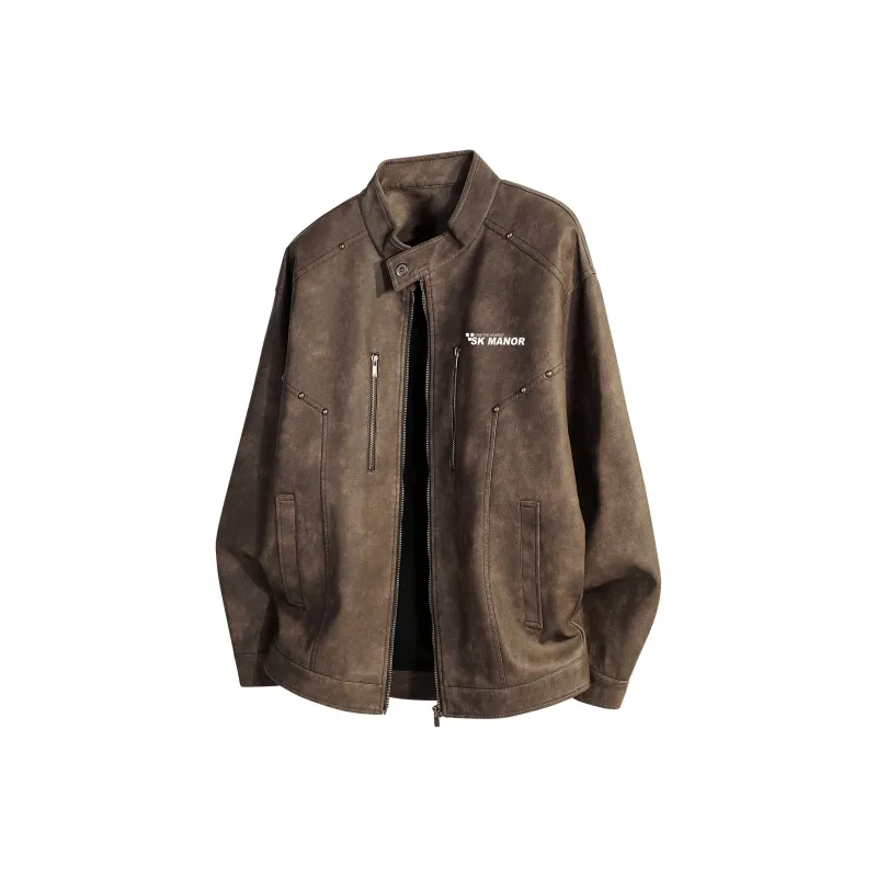 S.k. Manor Hill Leather Jacket Unisex-0