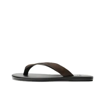ZARA LIMITED EDITION Flip Flops Men's Black Brown