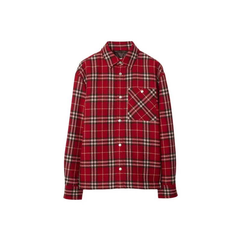 Burberry Checked Shirt Jacket-0