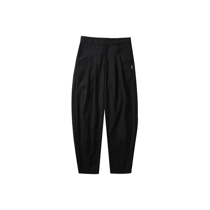 FPA Straight Casual Pants Unisex Black-0