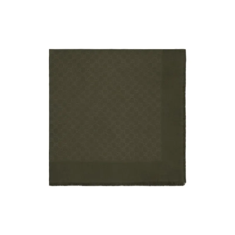 GUCCI Wool, Silk, Silk Shawls Men's Green-1