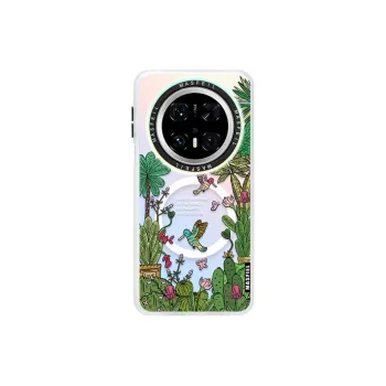 Marsfield Acrylic Material Laser Magnetic Vintage Jungle Phone Cases Compatibility With Huawei Mate 70/60/50/40 Pro