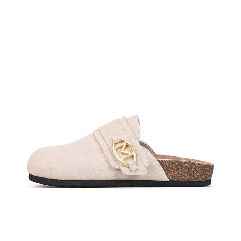 Joy&Mario Slip Resistant Closed Toe Slippers Women's-12