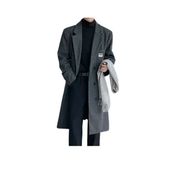 FUERZA Trench Coats Unisex Gray