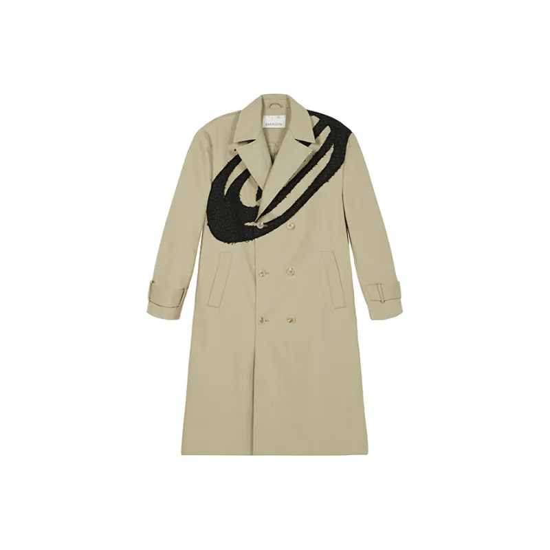 OVERCOOL Trench Coat Men's Light Khaki-0