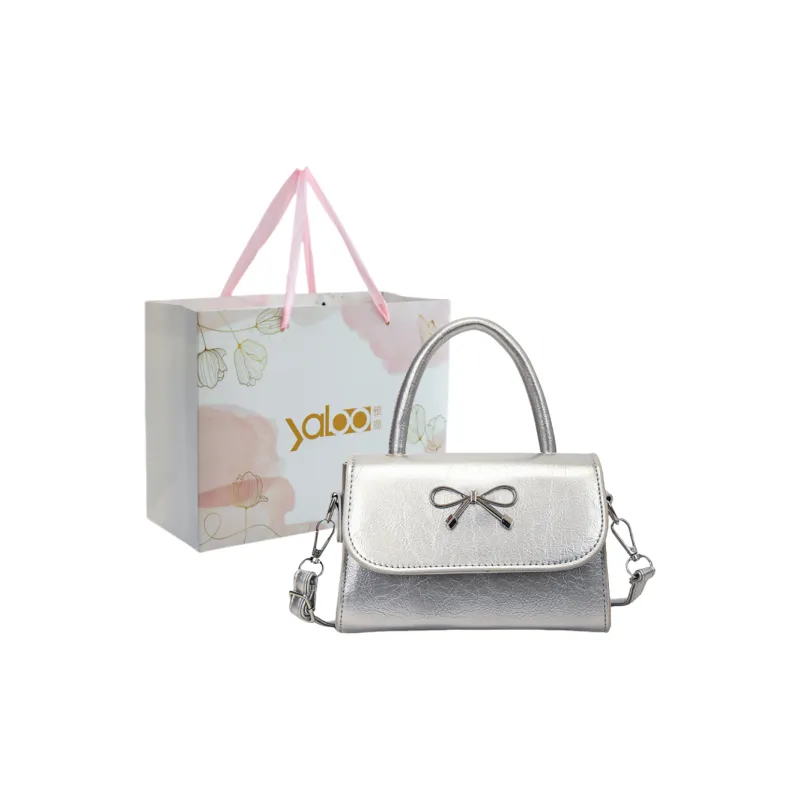 Yalu PU Crossbody Handbag Unisex Black/Red/Silver/Pink-10