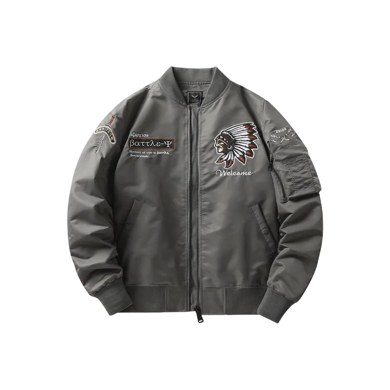 TREK&TRAVEL Baseball Jacket Men's-9