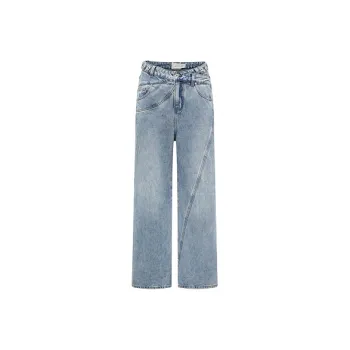 Feng Chen Wang SS24 Jeans Unisex Blue
