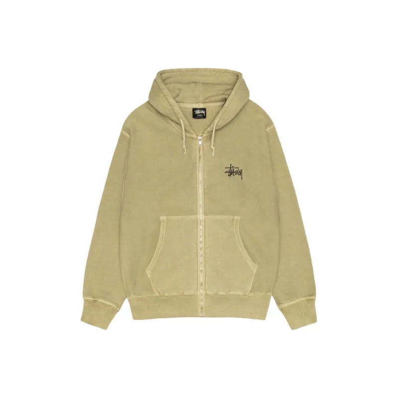 Stussy Basic Zip Hoodie Pigment Dyed-4