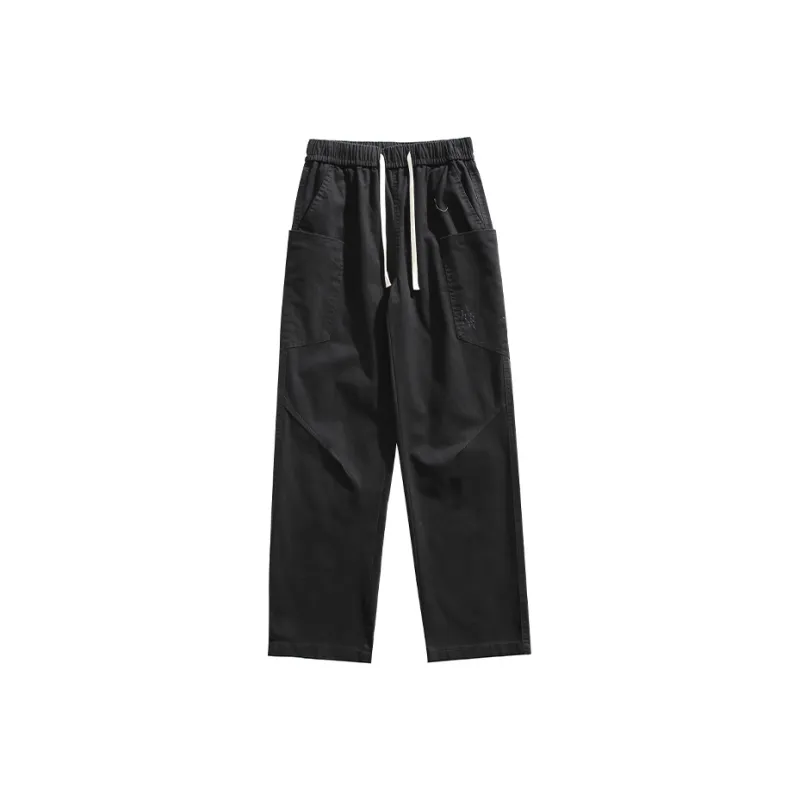 GSUE Casual Pants Unisex Army Green-10