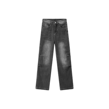 SIMPLE RIMLESS/SRME Jeans Unisex Black