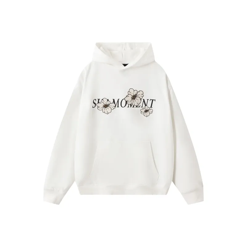 Suamoment Sweatshirt Spring And Fall American Trendy Loose Fit Casual Hoodie Unisex-3