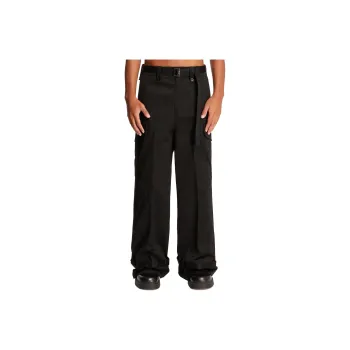 Sacai High Waist Belted Trousers