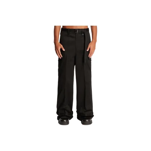 Sacai High Waist Belted Trousers
