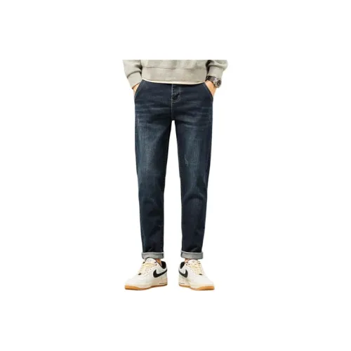 Tonlion Jeans Men Blue Gray
